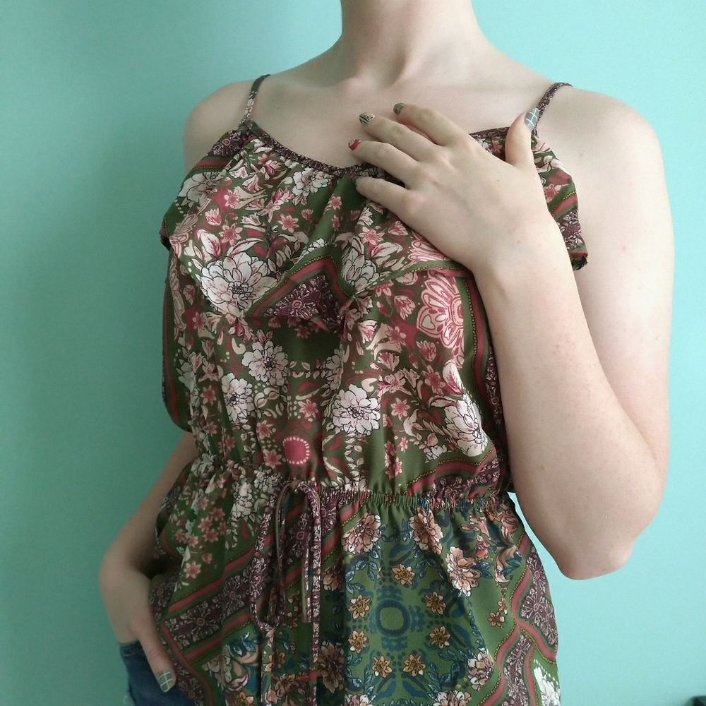 Sinched waist top